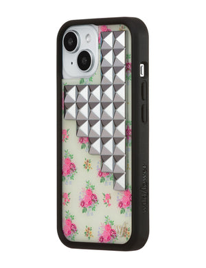 Vintage Floral Stud iPhone Case