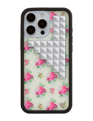 Vintage Floral Stud iPhone Case