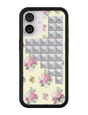Vintage Floral Stud iPhone Case