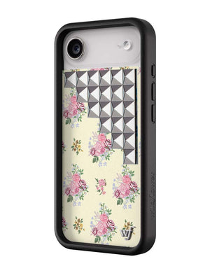 Vintage Floral Stud iPhone Case