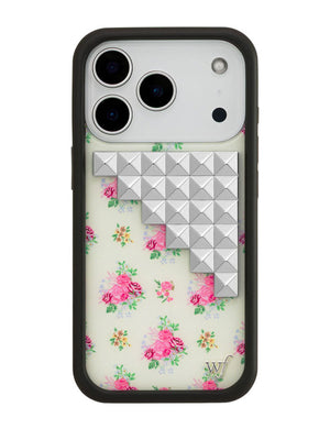 Vintage Floral Stud iPhone Case