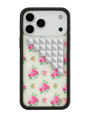 Vintage Floral Stud iPhone Case