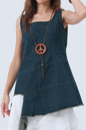 Boho Peace Pendant Necklace - Simple & Symbolic ☮️