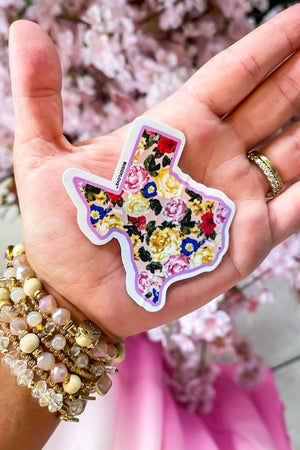 Texas Rose Sticker