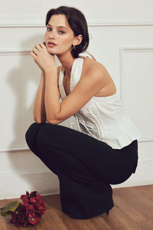 PRAIRIE LACE BEAUTY WOVEN TOP