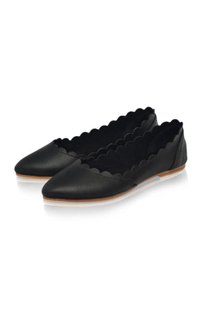 Valentina Leather Ballet Flats by ELF