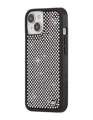 Rhinestone iPhone Case | White