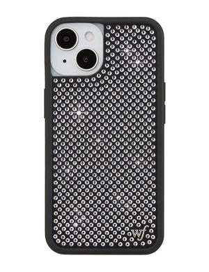 Rhinestone iPhone Case | White