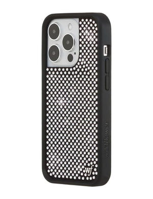 Rhinestone iPhone Case | White