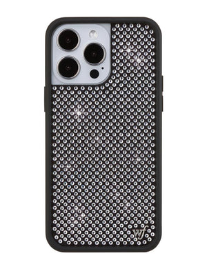 Rhinestone iPhone Case | White