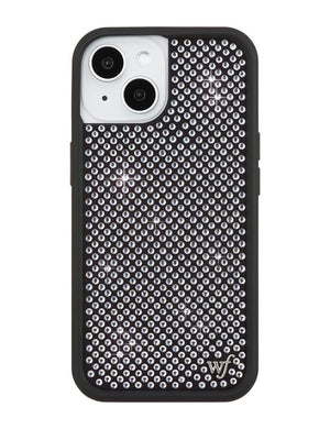 Rhinestone iPhone Case | White