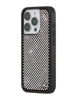 Rhinestone iPhone Case | White