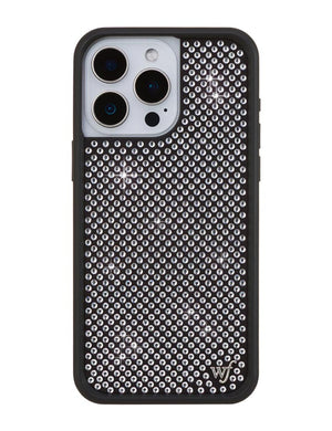 Rhinestone iPhone Case | White