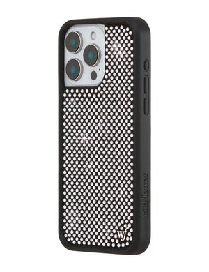 Rhinestone iPhone Case | White