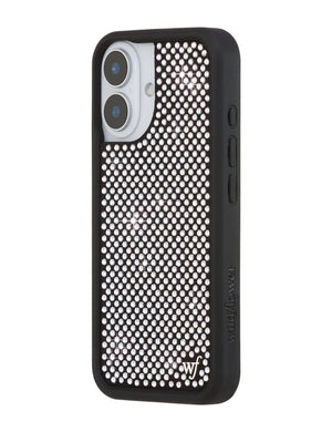 Rhinestone iPhone Case | White