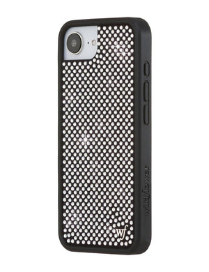 Rhinestone iPhone Case | White