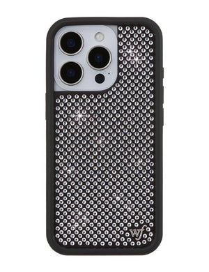 Rhinestone iPhone Case | White