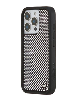 Rhinestone iPhone Case | White