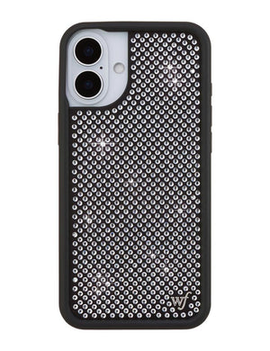 Rhinestone iPhone Case | White