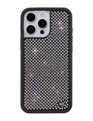 Rhinestone iPhone Case | White