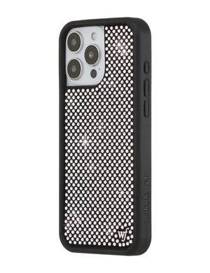 Rhinestone iPhone Case | White