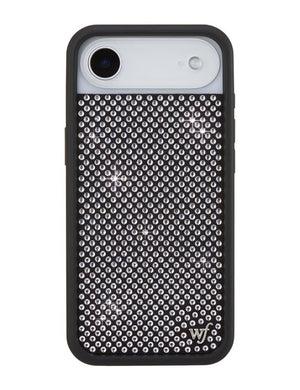 Rhinestone iPhone Case | White