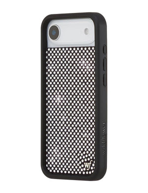 Rhinestone iPhone Case | White
