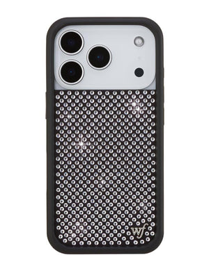 Rhinestone iPhone Case | White