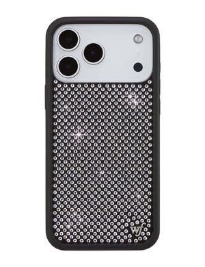 Rhinestone iPhone Case | White