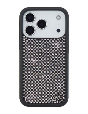 Rhinestone Iphone Case | White