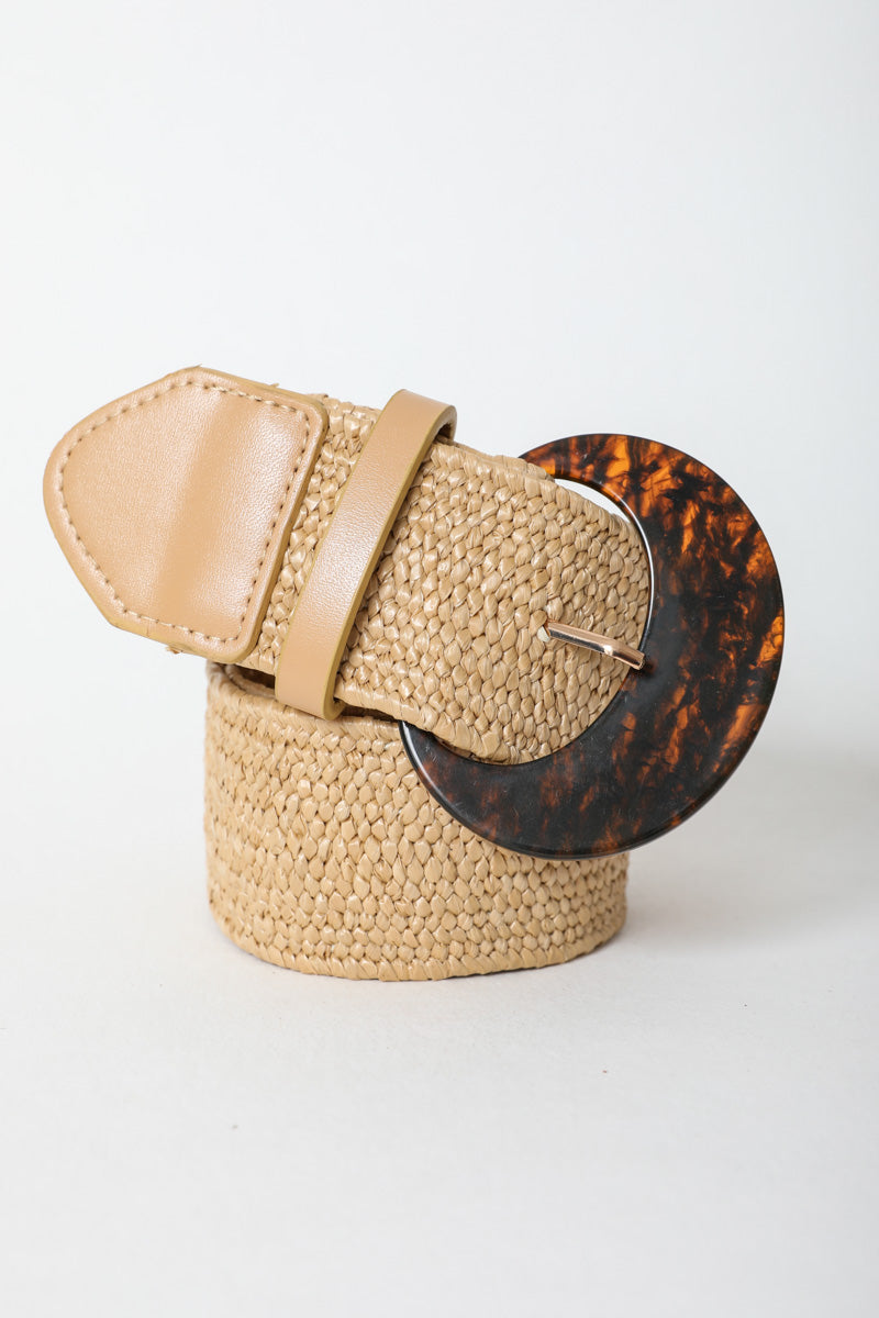 Basketweave Stretch Belt – Textured Waist Cincher