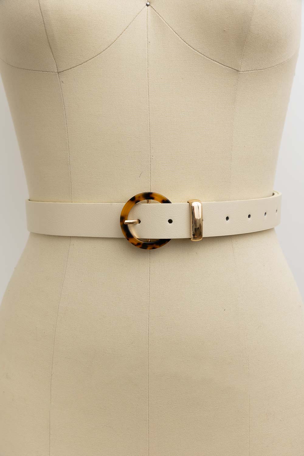 Tortoiseshell O-Ring Belt – Retro-Chic Adjustable Strap