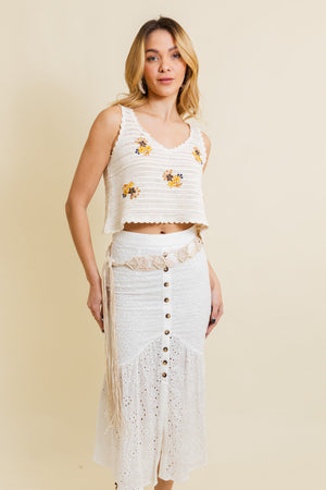 Bohemian Macramé Belt – Handwoven with Seashell Accents
