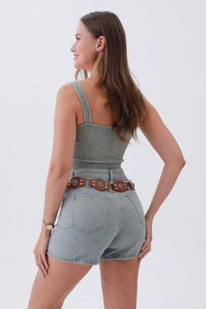 Bohemian Celestial Turquoise Belt – Vintage Style, Celestial Charm ✨🌙