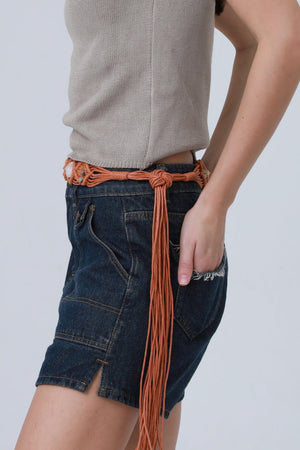 Handwoven Bohemian Belt – Vintage Decorative Waistband 🌸🧵