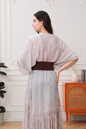 Elastic Wide Vegan Leather Corset Belt