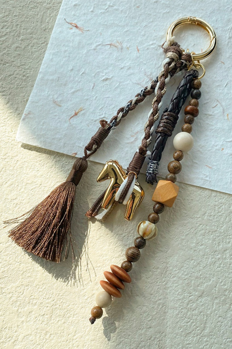 Elegant Golden Carousel Bag Charm – Chic Multi-Use Pendant ✨🎡