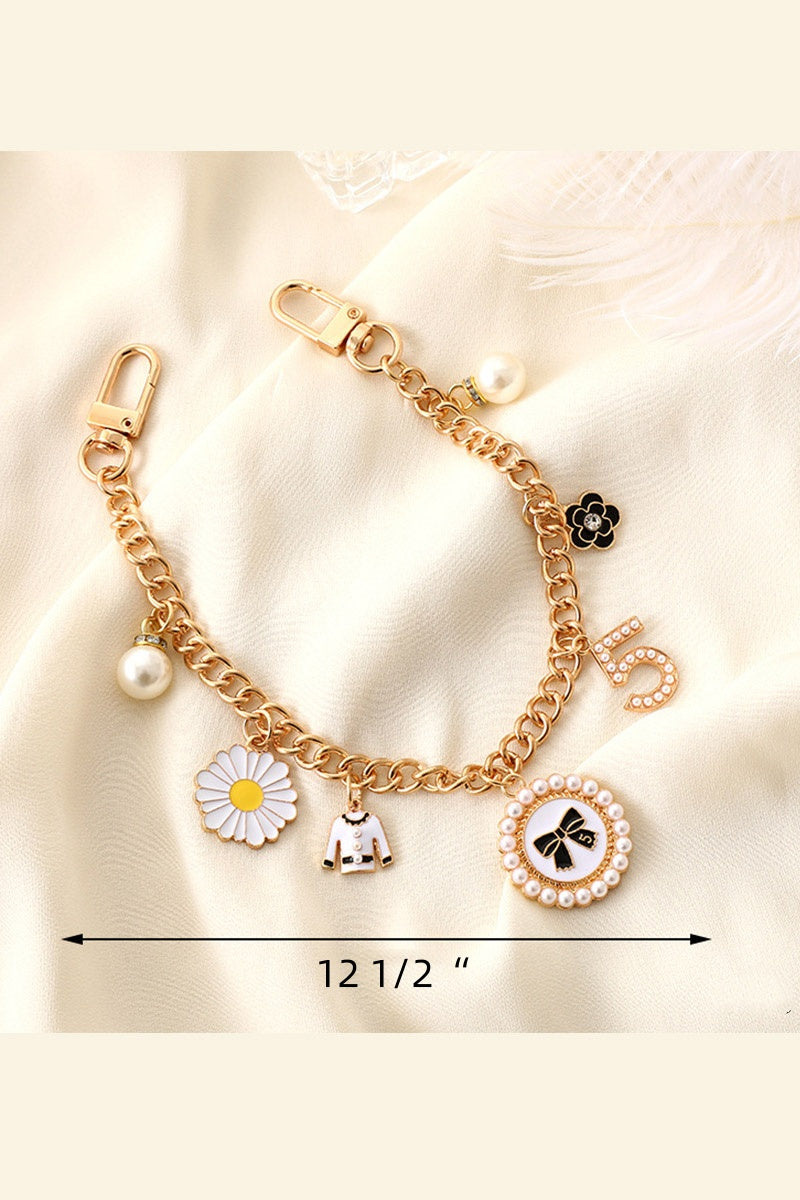 Luxury Bow Chain Strap – Elegant Purse Charm Accessory 🎀⛓️