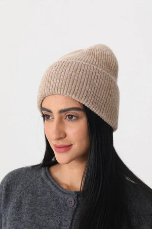 Women Soft Ribbed Cuff Knit Warm Winter Skull Cap ❄️🧸 Leto Collection