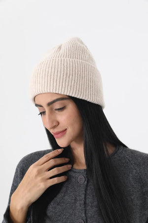 Women Soft Ribbed Cuff Knit Warm Winter Skull Cap ❄️🧸 Leto Collection