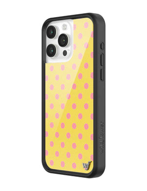 Polka Dot | Yellow and Pink iPhone Case