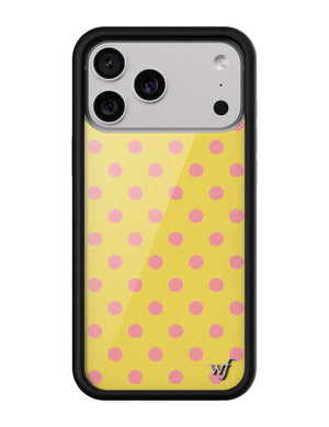 Polka Dot | Yellow and Pink Iphone Case