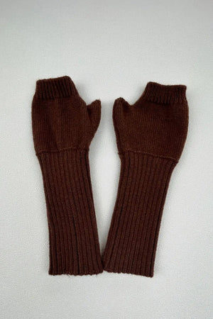 Cozy Ribbed Knit Arm Warmers & Winter Gloves – Stay Warm in Style Leto Collection