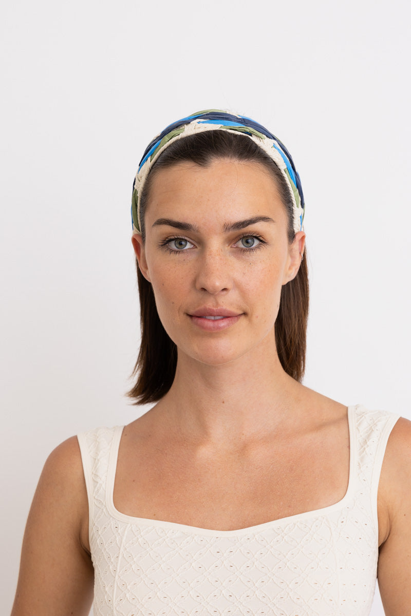 Summer Vibes Multicolor Braided Headband