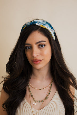Marbled Tie Dye Chiffon Headband