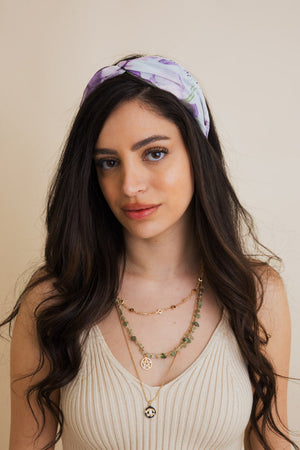 Marbled Tie Dye Chiffon Headband