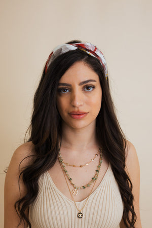 Marbled Tie Dye Chiffon Headband