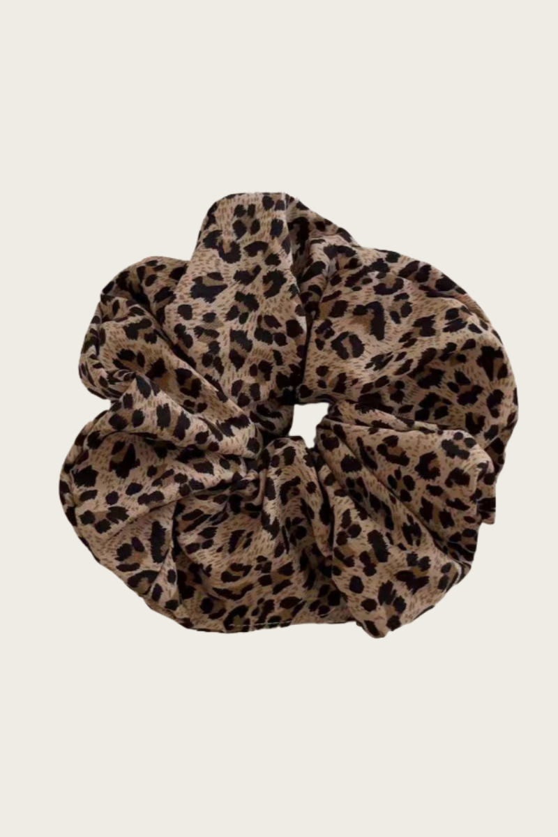 Leopard Print Scrunchies – Wild Animal Hair Rings 🐆✨