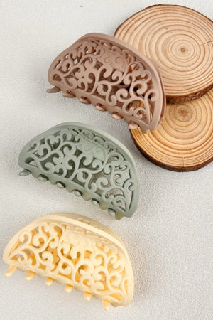 Openwork Engraving Hair Clip – New Fashion Detail 🌀 Leto Collection