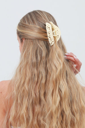 Openwork Engraving Hair Clip – New Fashion Detail 🌀 Leto Collection